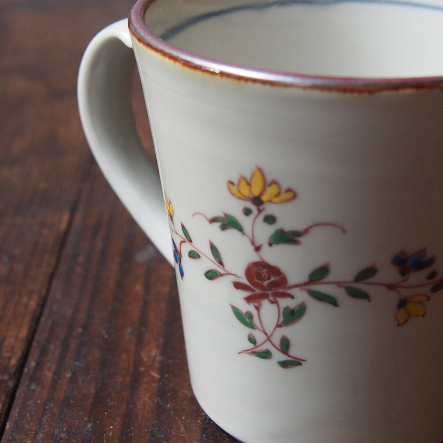 69　色絵花文マグ　大 | 志村和晃