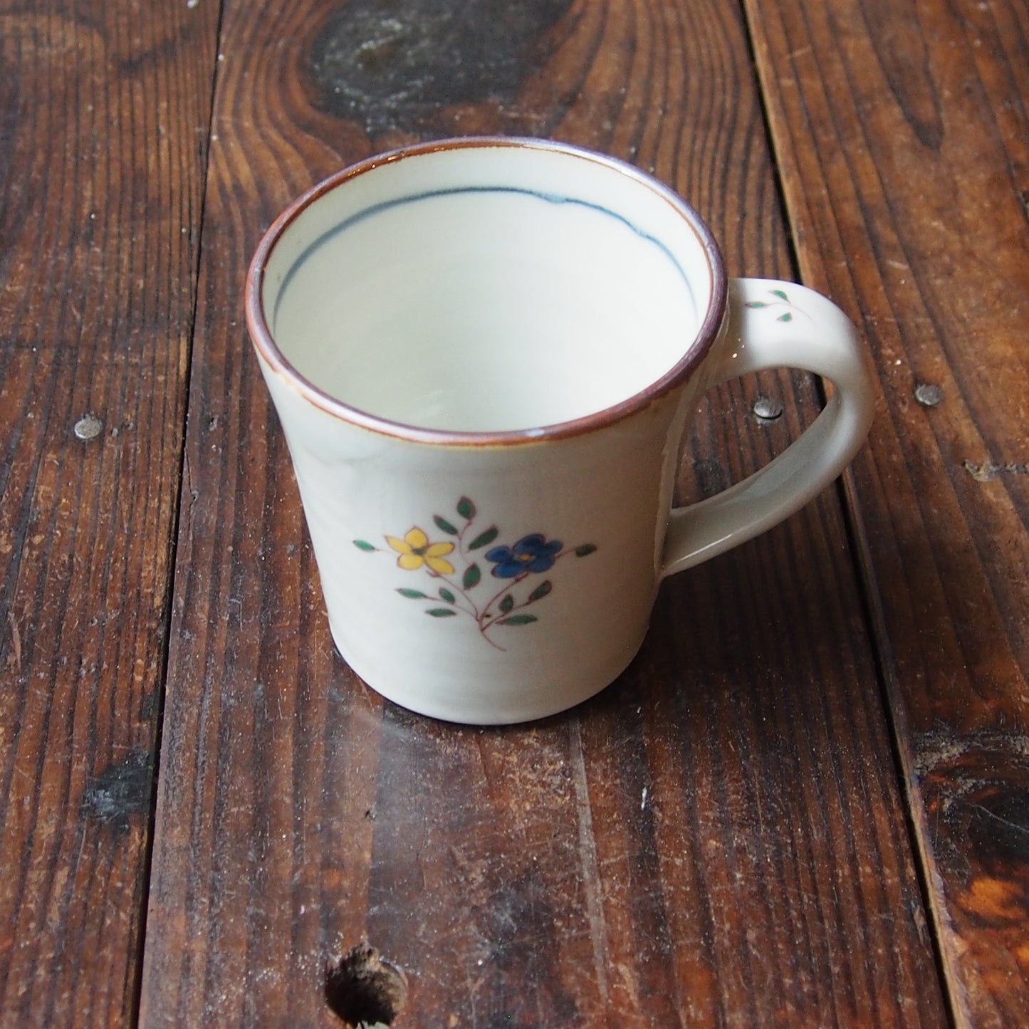 69　色絵花文マグ　大 | 志村和晃