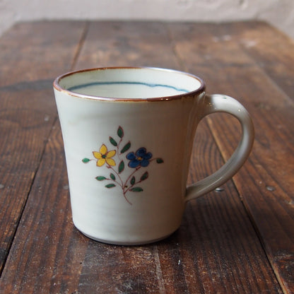 69　色絵花文マグ　大 | 志村和晃