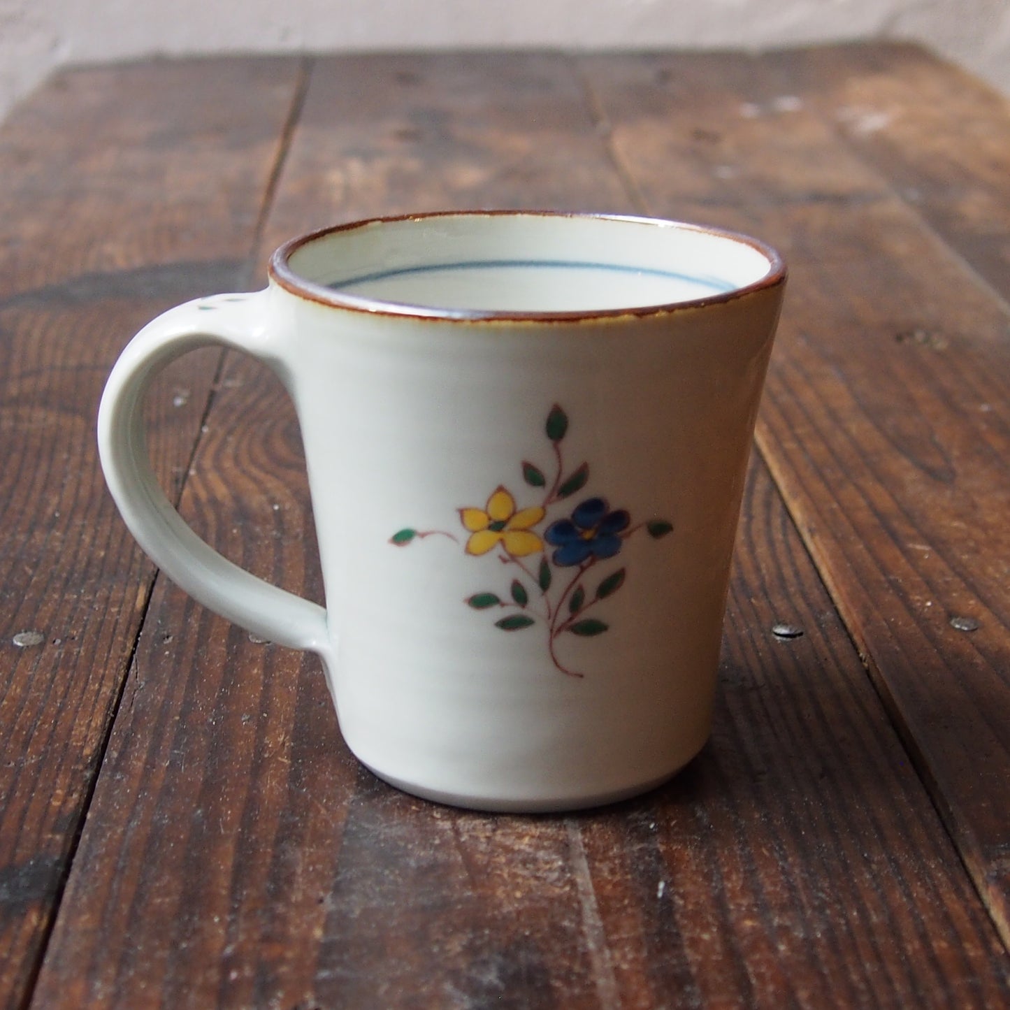 69　色絵花文マグ　大 | 志村和晃