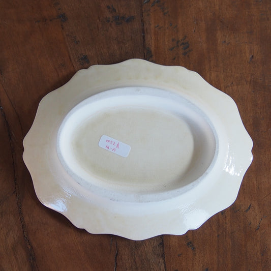 41-32 輪花オーバル小皿 | 梅本勇