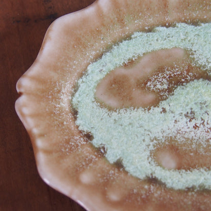 41-32 輪花オーバル小皿 | 梅本勇