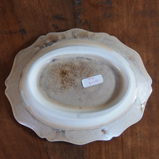 41-31 輪花オーバル小皿 | 梅本勇