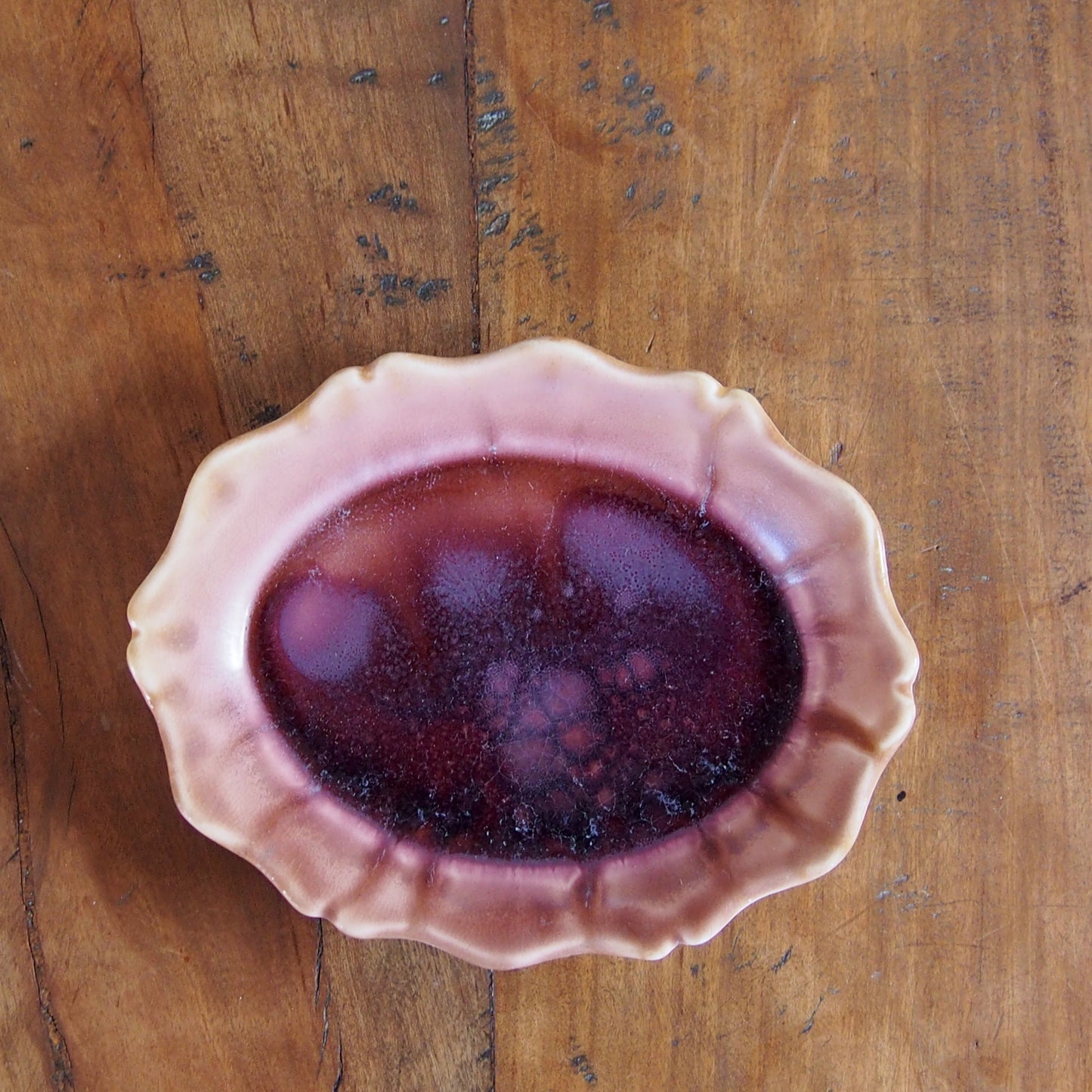 41-31 輪花オーバル小皿 | 梅本勇