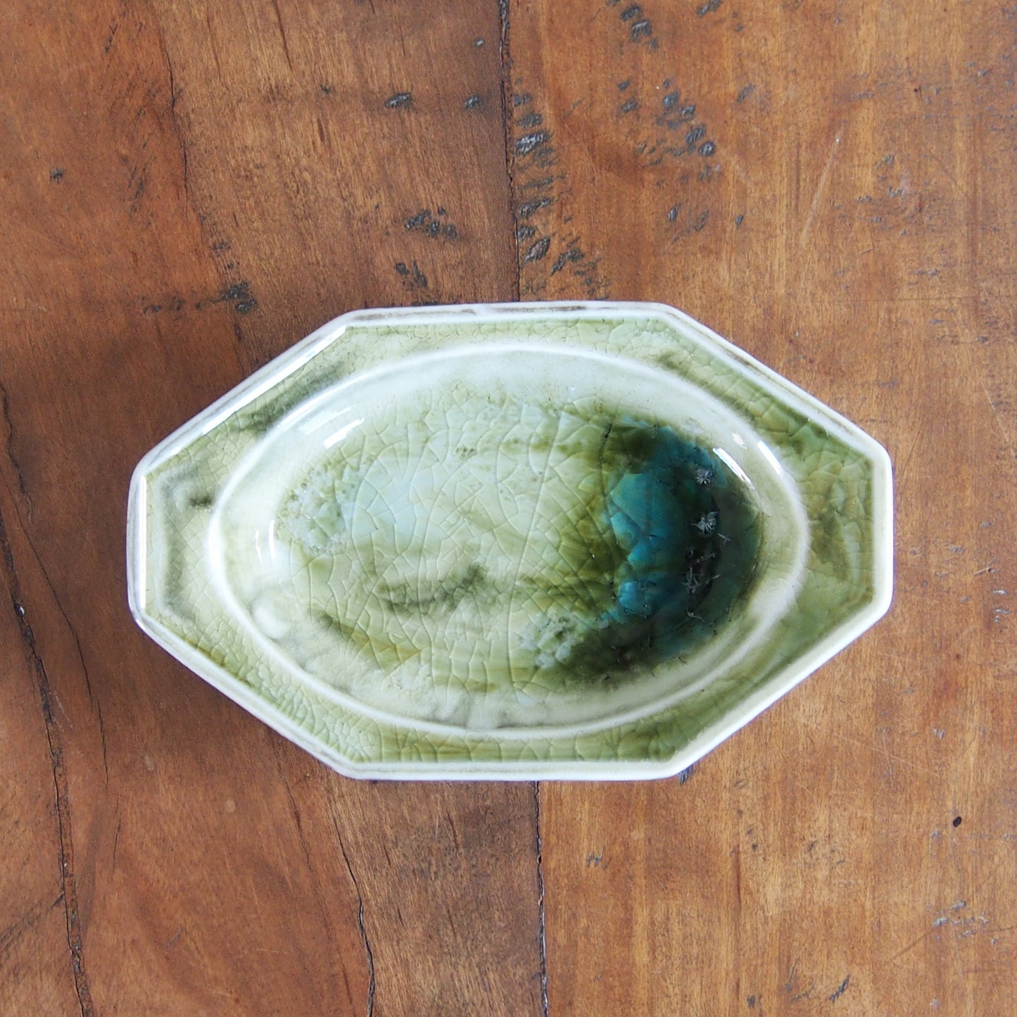 44-14 八角オーバル豆皿 | 梅本勇