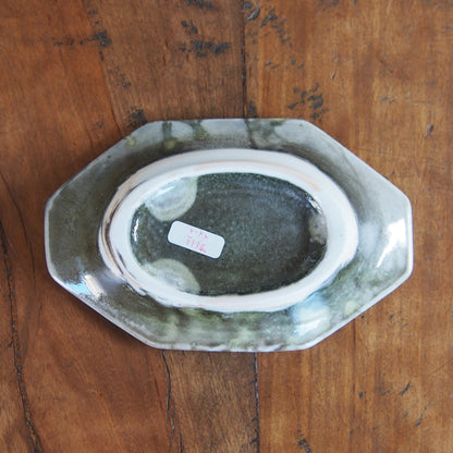 44-14 八角オーバル豆皿 | 梅本勇