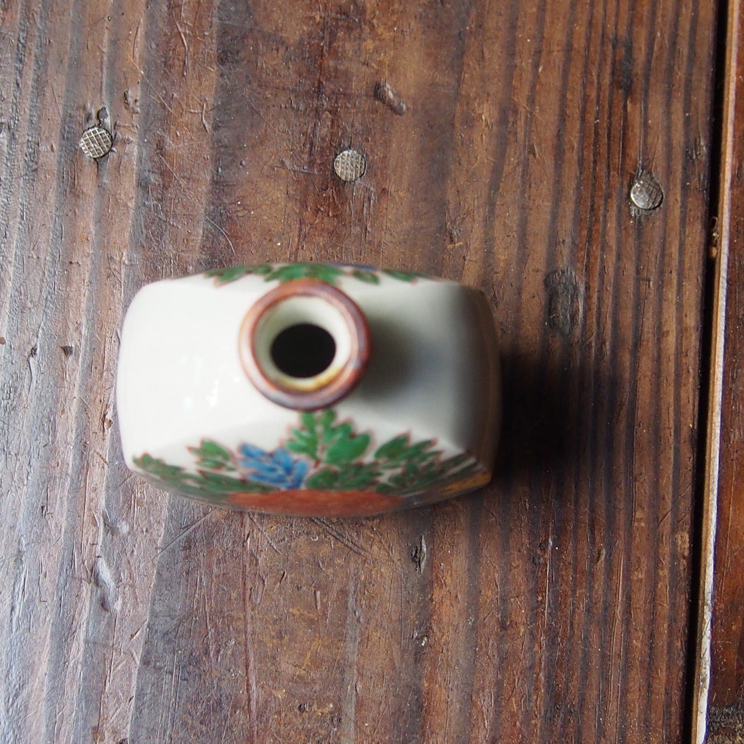 84　色絵牡丹文扁壷 | 志村和晃