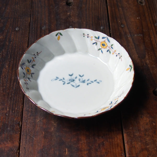 92　色絵花文捻り6寸鉢 | 志村和晃