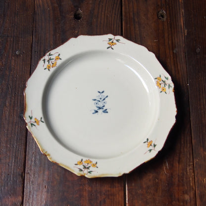 93　色絵花文輪花8寸皿　A | 志村和晃