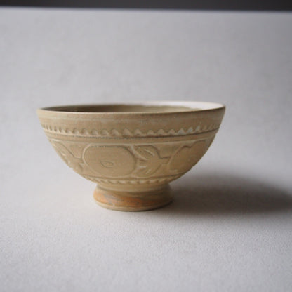 8-2　彫り込み模様の茶碗 | 矢津田貴慧