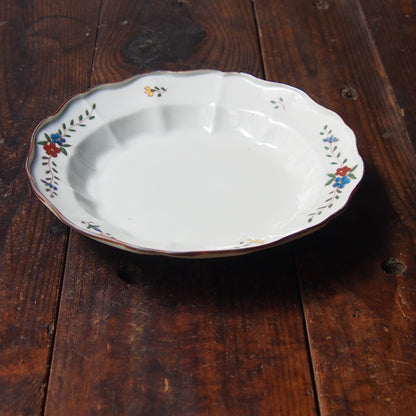 96　色絵花文輪花7.5寸皿　A | 志村和晃