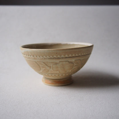 8-2　彫り込み模様の茶碗 | 矢津田貴慧