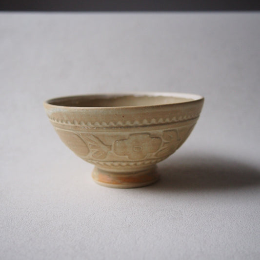 8-2　彫り込み模様の茶碗 | 矢津田貴慧