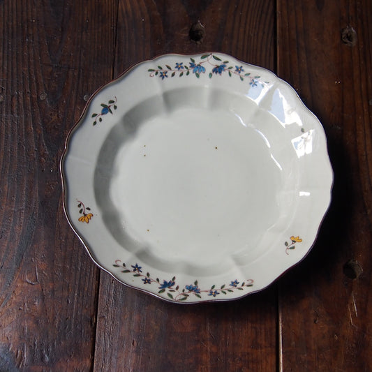 98　色絵花文輪花7.5寸皿　C | 志村和晃