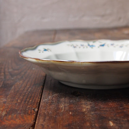 98　色絵花文輪花7.5寸皿　C | 志村和晃