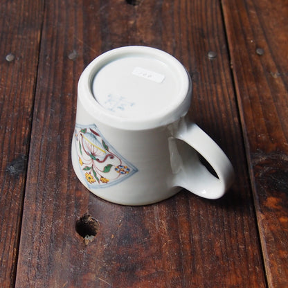 100　色絵花瓶文マグ | 志村和晃