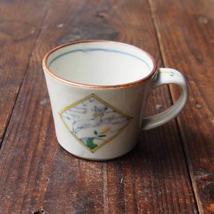 99　色絵マグ　プックリ | 志村和晃