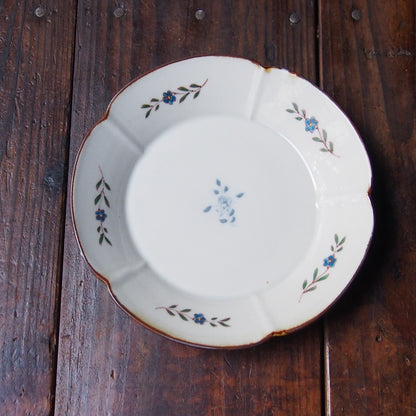 103　色絵ばら文輪花６寸皿　B | 志村和晃