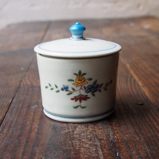 109　色絵ばら文蓋物 | 志村和晃