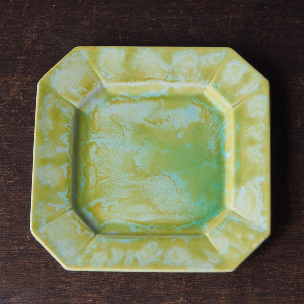 梅本勇】34-1 四角隅切皿 | 益子のギャラリー もえぎ – moegi