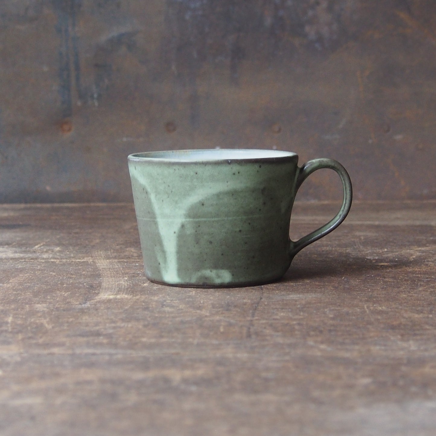 １．コーヒーカップ　グリーン