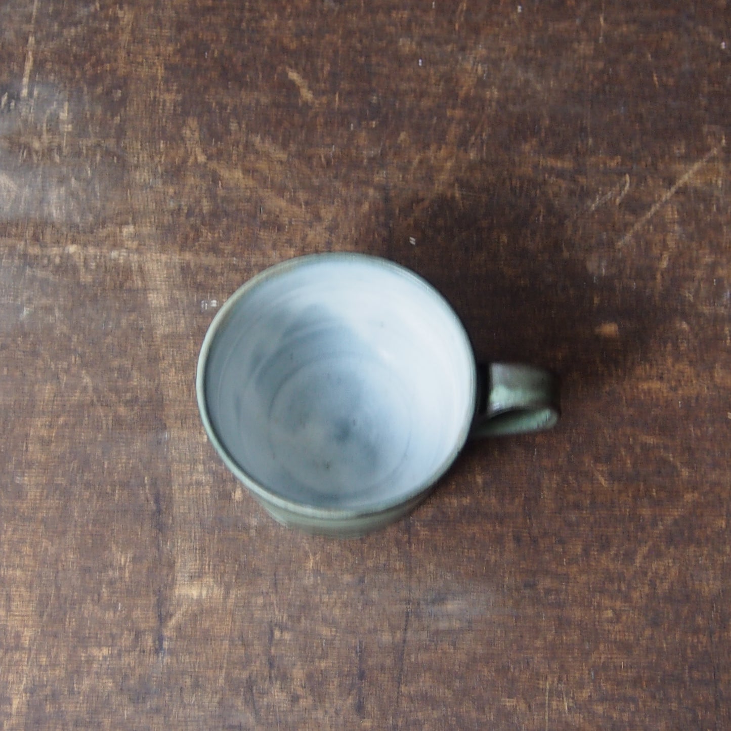 １．コーヒーカップ　グリーン