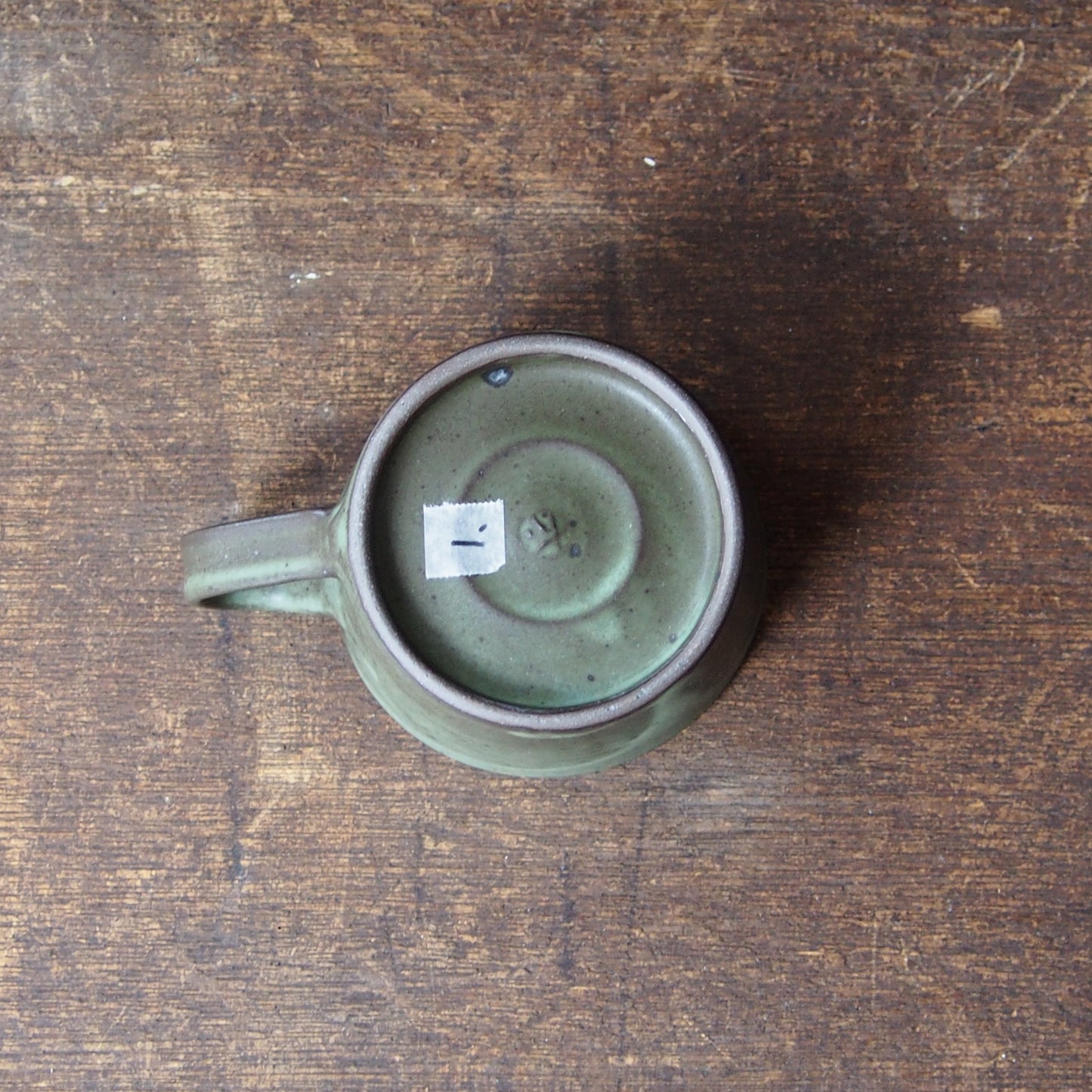 １．コーヒーカップ　グリーン