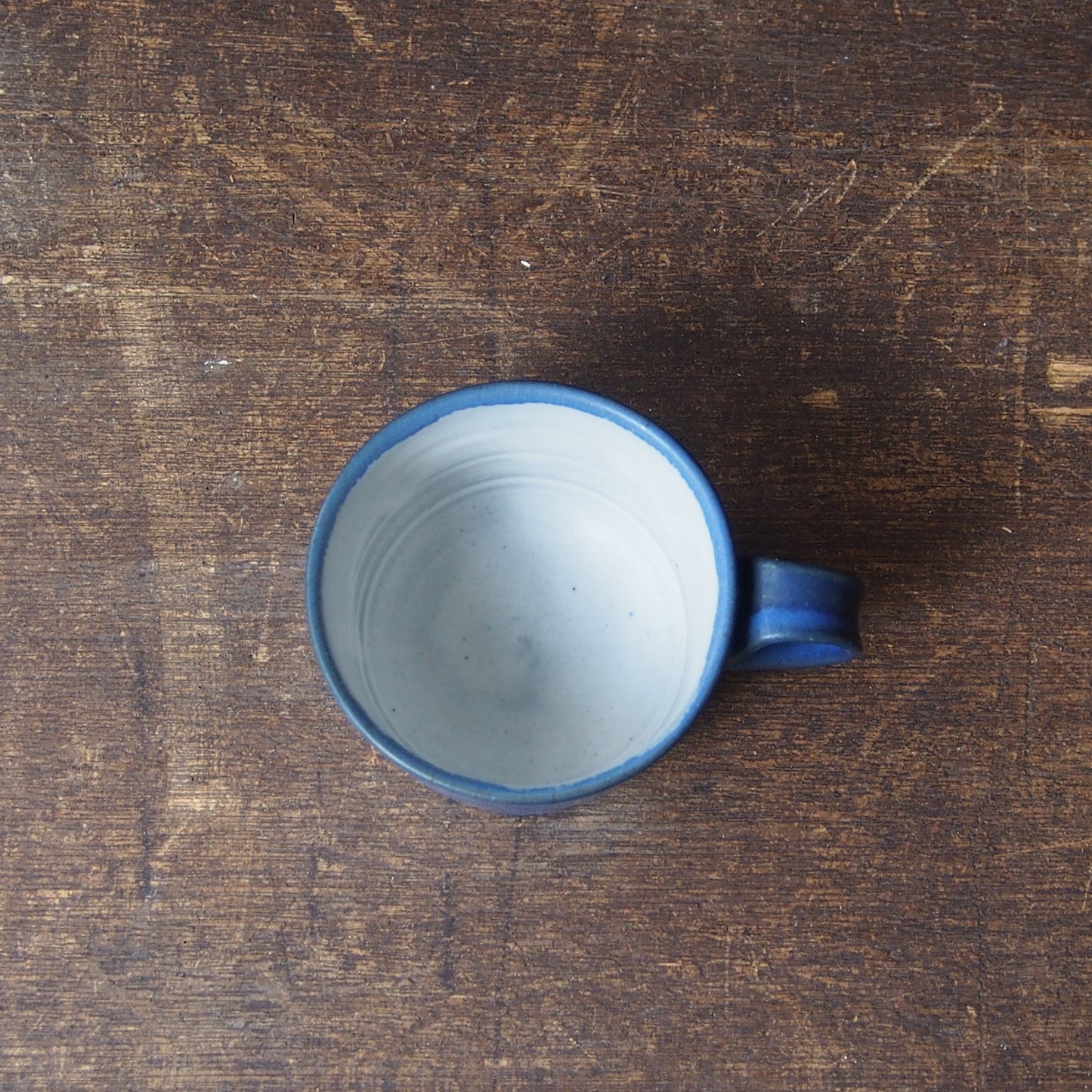 １．コーヒーカップ　ブルー