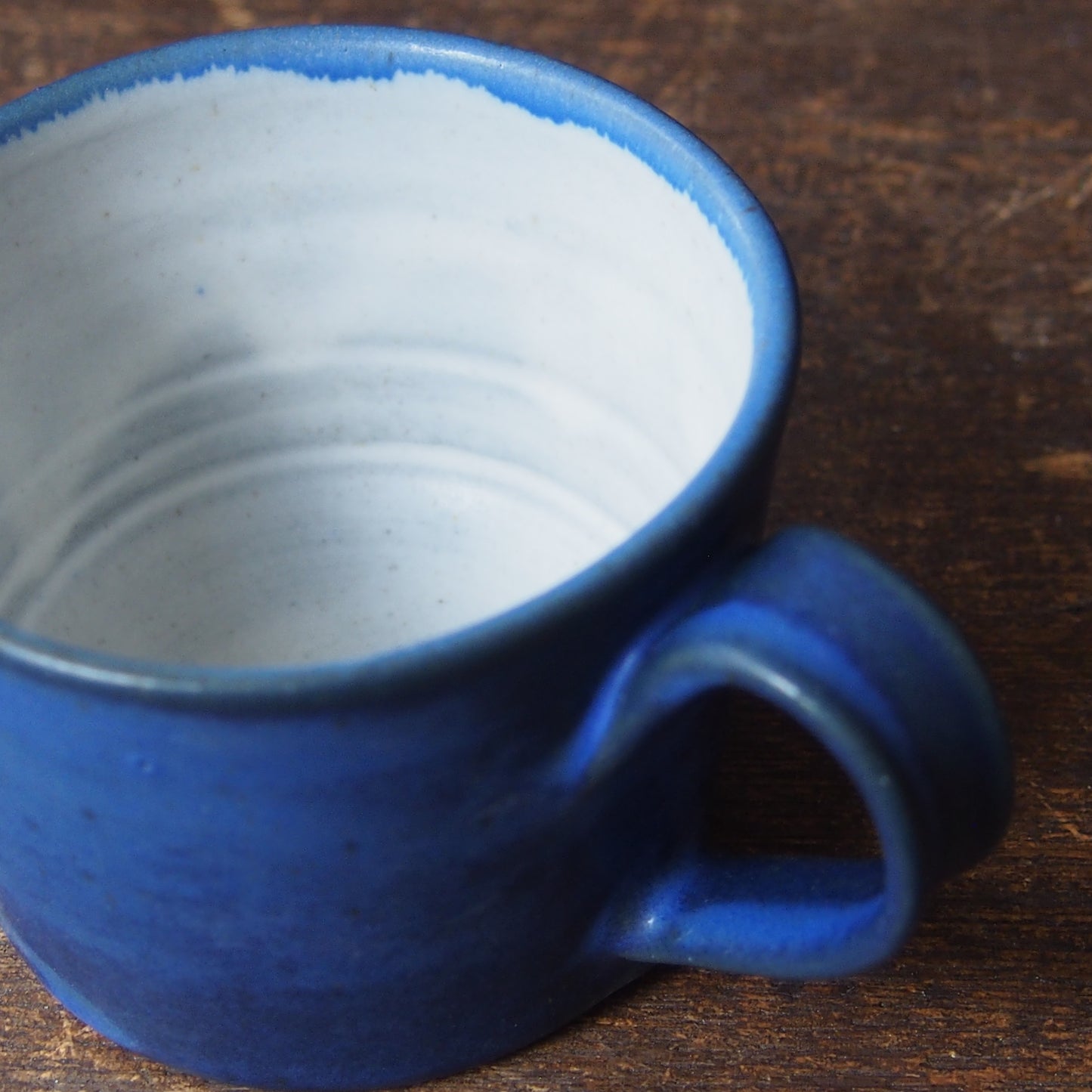 １．コーヒーカップ　ブルー