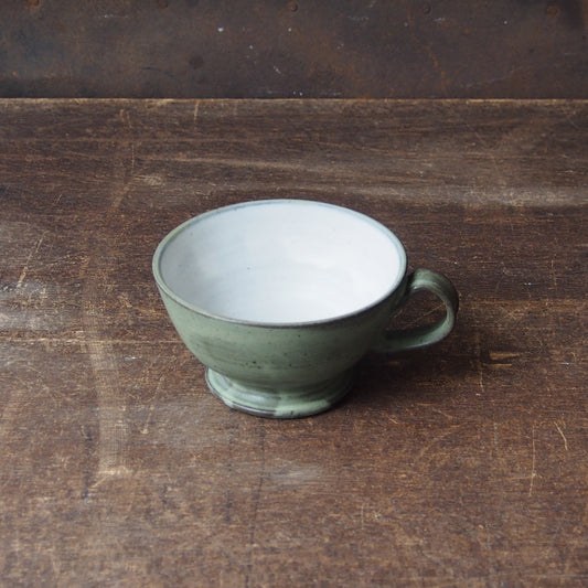 ３．スープカップ　グリーン