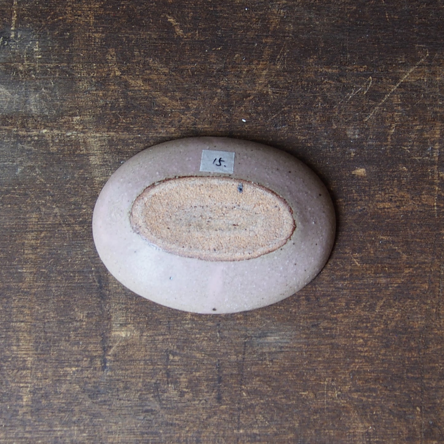15-6　ダ円皿（小）ピンク | 菅谷太良