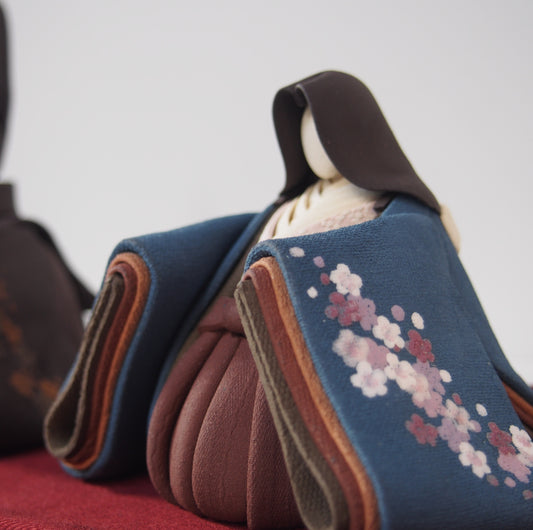 5　座り雛（小） 青 | 澤りか