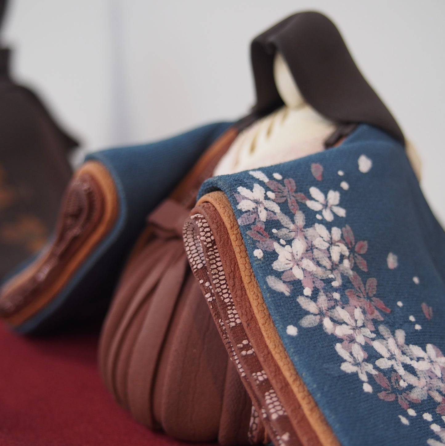 1　座り雛 青･桜 | 澤りか