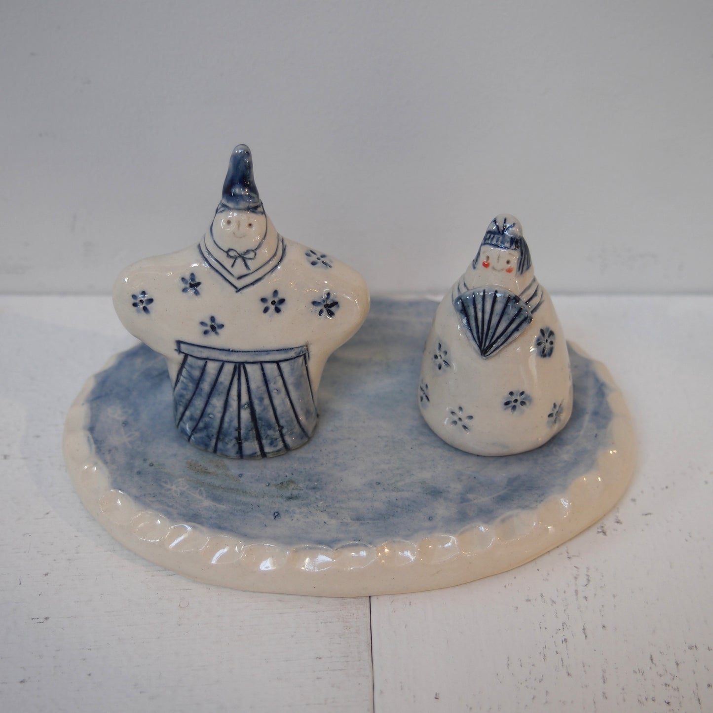 A　陶びな（呉須）L | 小園さやか