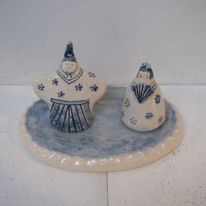 A　陶びな（呉須）L | 小園さやか