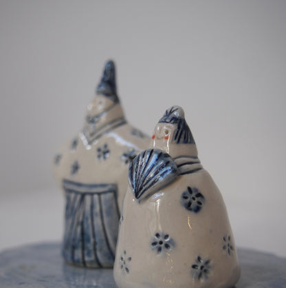 A　陶びな（呉須）L | 小園さやか