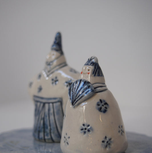 A　陶びな（呉須）L | 小園さやか