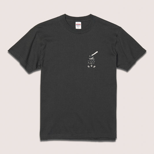 1　刺しゅうTシャツ 薪割り | 四々舎